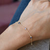 Wisdom 7 Stone Bracelet in 14k Gold