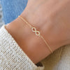 Infinity Bracelet in 14k Gold