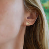 Clover Stud Earrings in 14k Gold