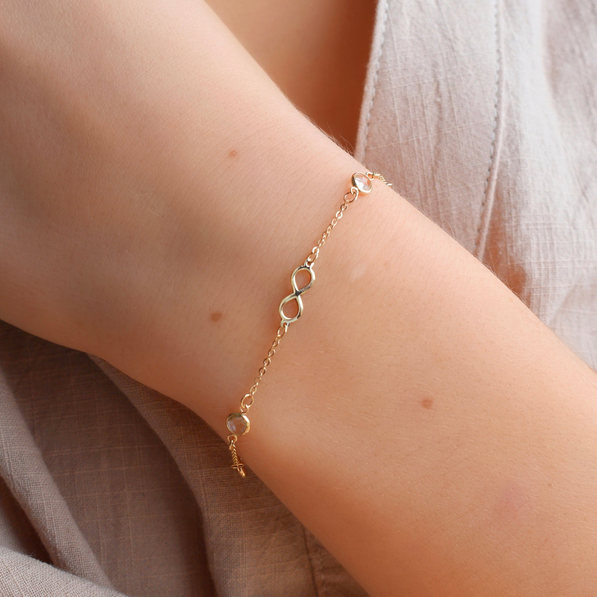Bracelet | Buy Geometric Elegance - Golden Color Brass @ Gargi