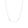 14k yellow gold cable chain with a spring ring clasp 2