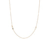 14k yellow gold cable chain with a spring ring clasp 4