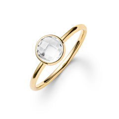 Grand Birthstone Ring in 14k Gold