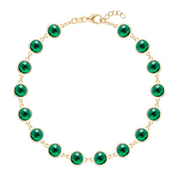 Newport Grand Emerald Bracelet in 14k Gold (May)