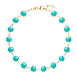 Newport Grand Turquoise Bracelet in 14k Gold (December)