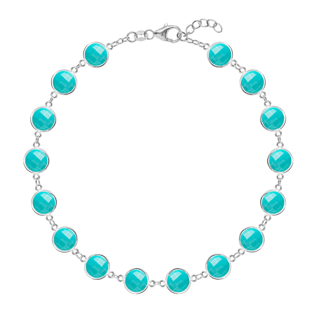Newport Grand Turquoise Bracelet in 14k Gold (December)