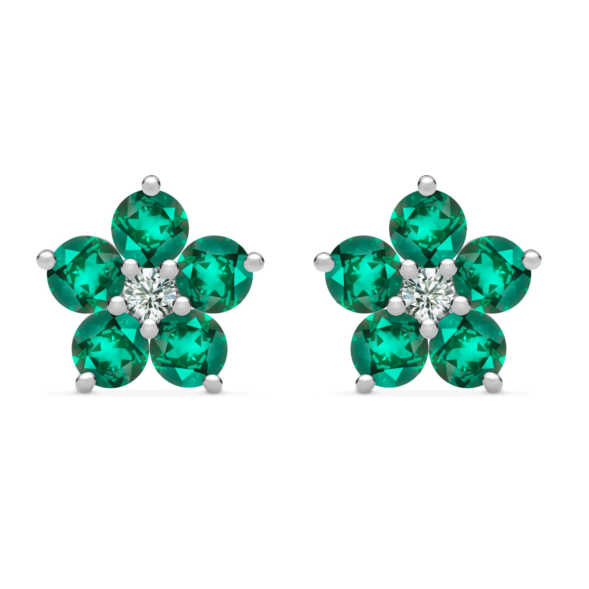Emerald earrings near me online