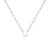 Small Horseshoe Adelaide Mini Necklace in 14k Gold