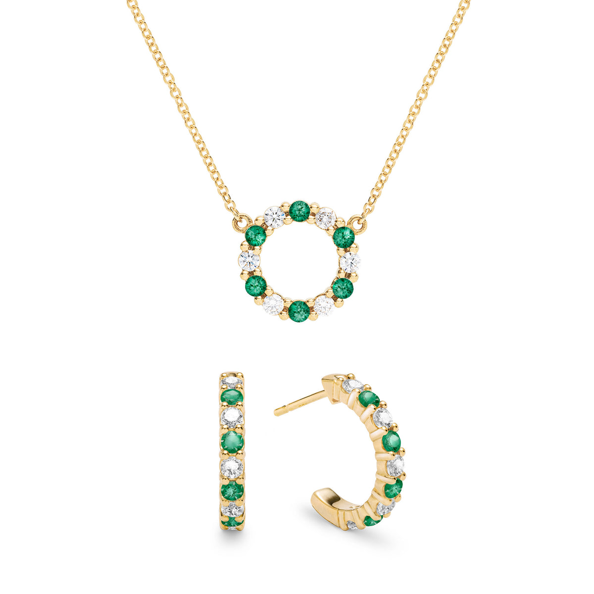 Buy Zaveri Pearls Gold Tone Kundan & Green Stones Wedding Collection  Necklace & Earring Set (ZPFK9597) Online