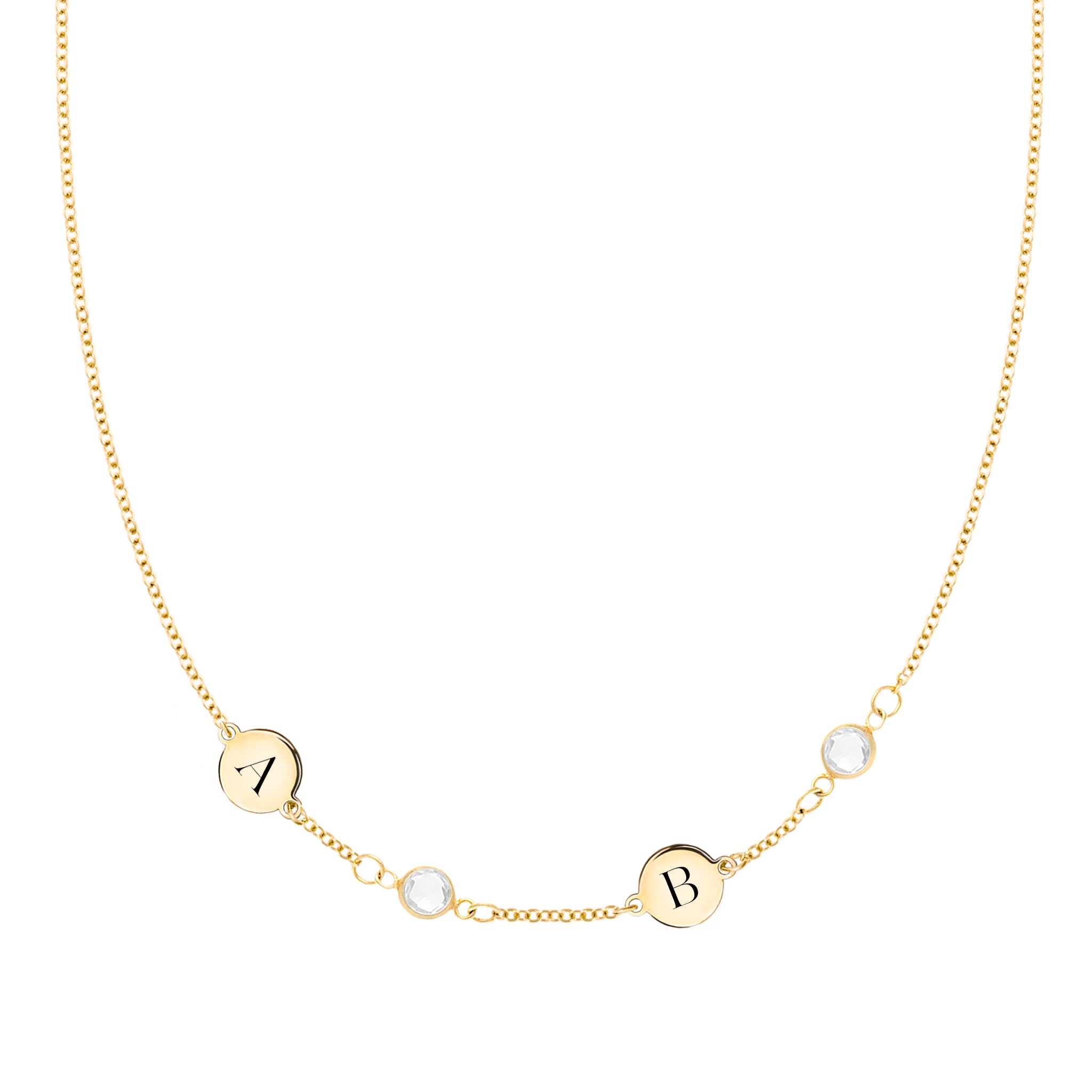 Girls Sweetheart Gold-Filled Initial Necklace - The Vintage Pearl