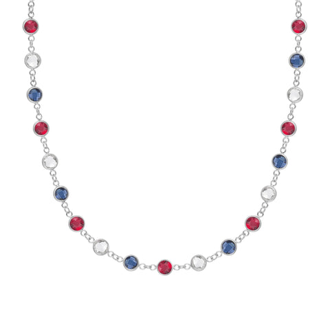 Liberty Newport Necklace in 14k Gold - White Gold