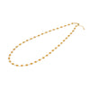 Newport necklace featuring forty-two 4 mm briolette cut citrines bezel set in 14k yellow gold