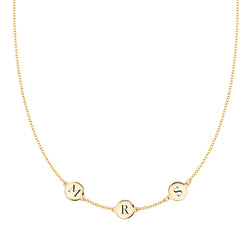 MRS Necklace in 14k Gold