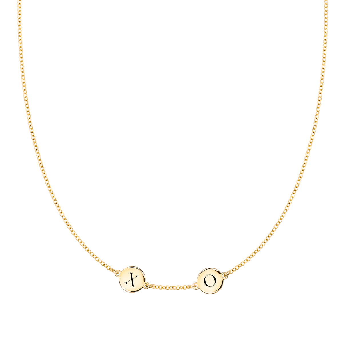 Vintage 14k Gold XO Collar Necklace - EJ Mama