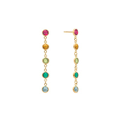 Rainbow Newport Earrings in 14k Gold