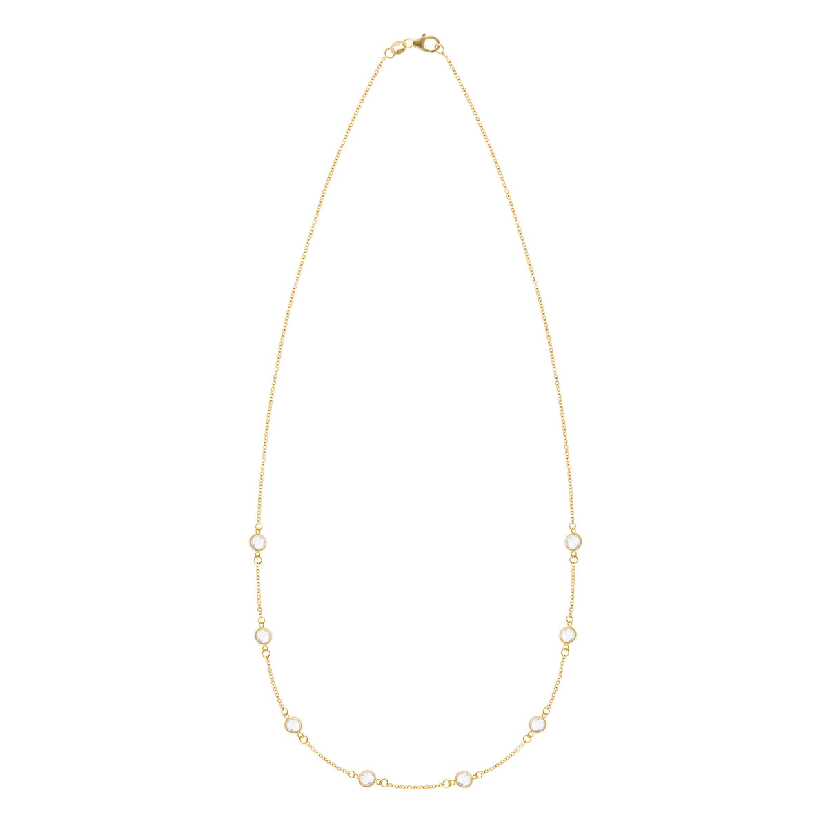 8 stone birthstone necklace Clearance