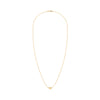 Bristol Bead Solitaire Necklace in 14k Gold