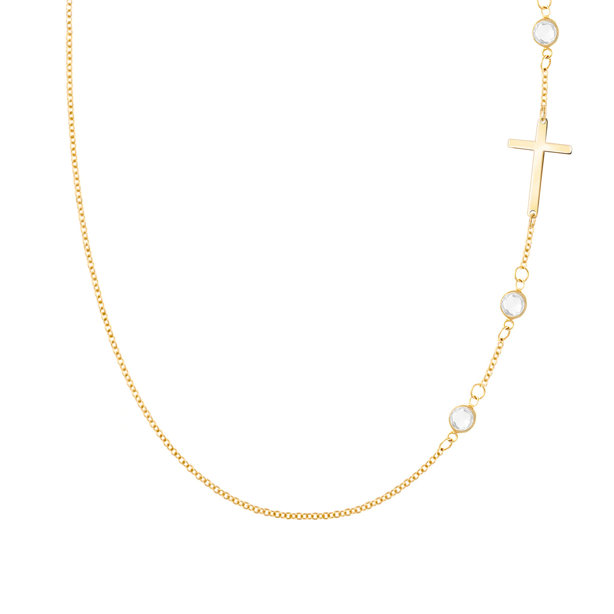 1-3/4 Inch Wood Cross Necklace | St. Patrick's Guild