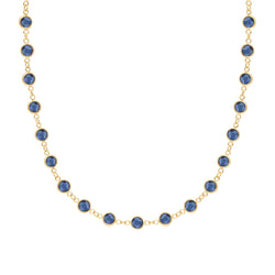 Newport Sapphire Necklace in 14k Gold (September)