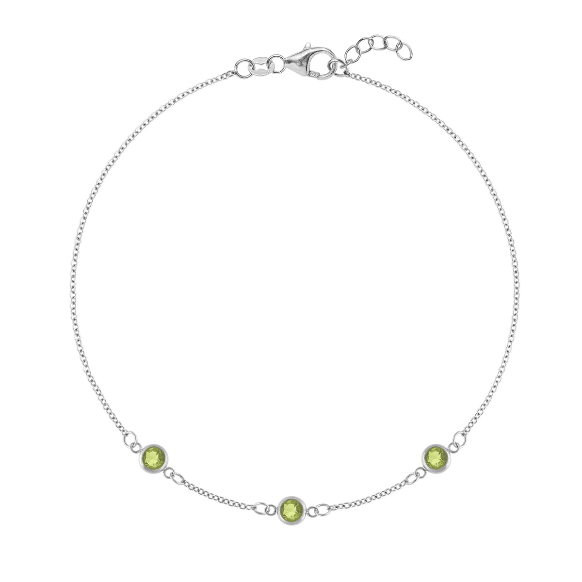 Bayberry 3 Emerald Bracelet in 14k Gold (May) - 14k Yellow Gold / X-Small  (6