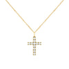 Personalized Rosecliff Cross Pendant in 14k Gold