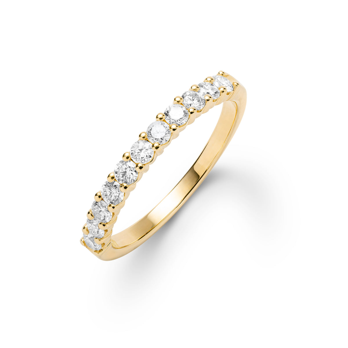 Custom Birthstone Gem 14K Gold Stacking Ring — G.V. Jewelry, Custom  Jewelry Chicago
