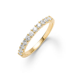 Rosecliff White Topaz Stackable Ring in 14k Gold (April)