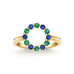 Terra Rosecliff Small Circle Ring in 14k Gold