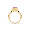 Warren Horizontal Garnet Ring in 14k Gold (January)