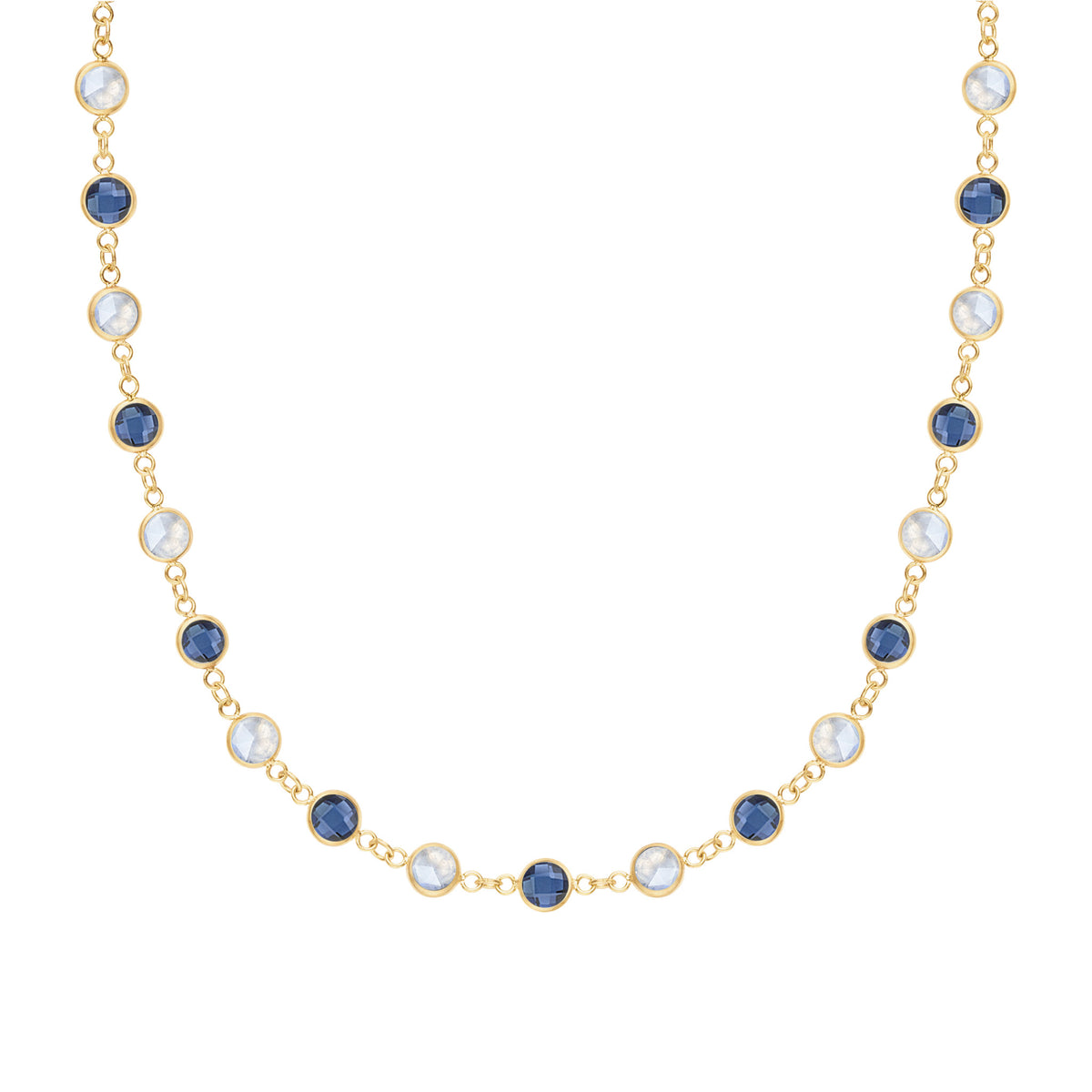 Terra Newport Necklace in 14k Gold - 14k Yellow Gold / X-Small (14 + 2  Extender)