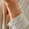 Petite 2 Birthstone Bracelet in 14k Gold